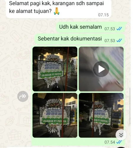 Pengiriman Papan Bunga Selamat Jebol Mayong